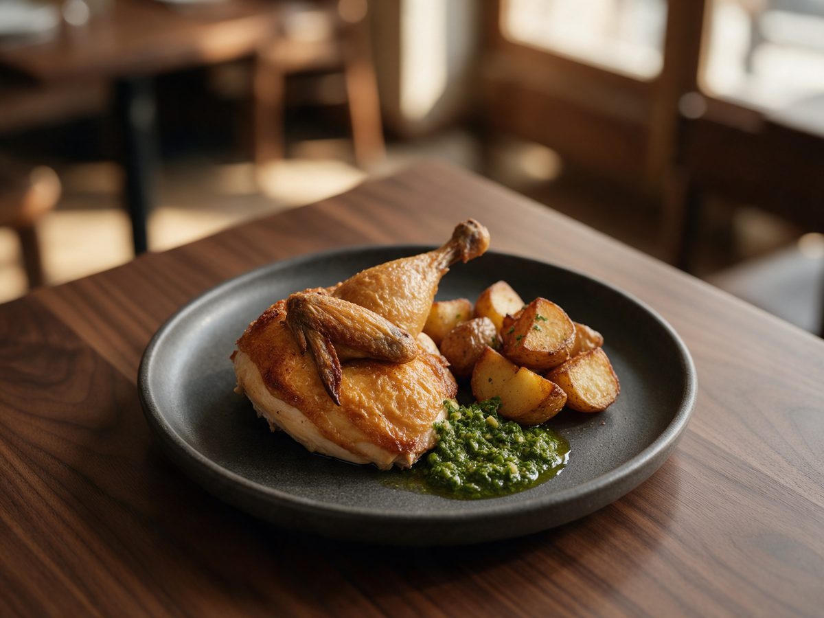 Half roast chicken